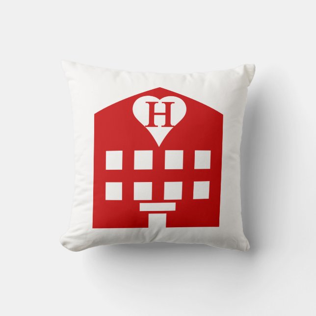Love Hotel Japanese Emoji Cushion (Front)