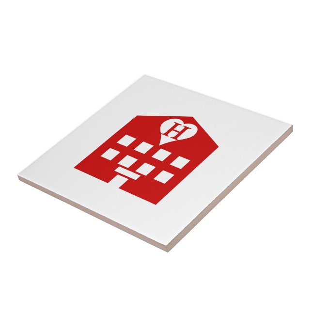 Love Hotel Japanese Emoji Tile (Side)
