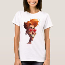 love humorous woman t-shirt