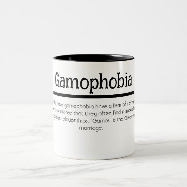  Love Humour Typography | Two-Tone Coffee Mug (Center)