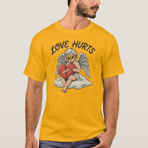 Love Hurts Cupid Angel T-Shirt