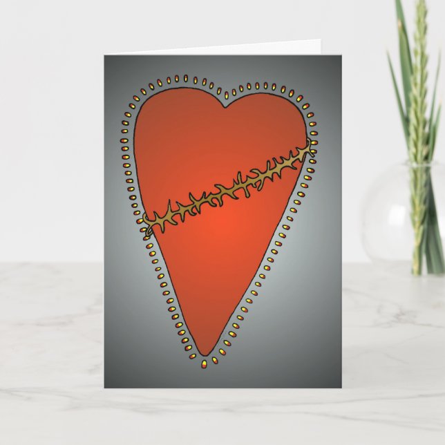 "Love Hurts" Greeting Card (Front)