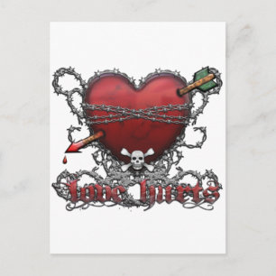 Love Hurts Postcard