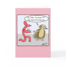 Love Hurts Valentine's Day Card
