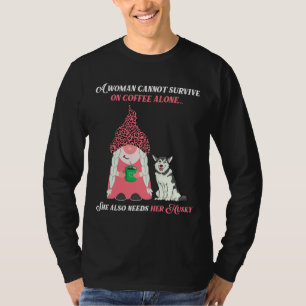 Love Husky And Husky Gnomie Women T-Shirt