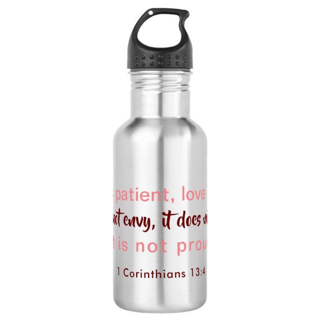 Love Hydration Water Bottle (Front)