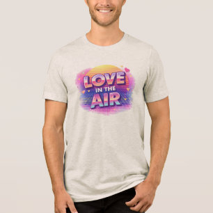 Love i In The Air Retrro 80s Valentine Shirt