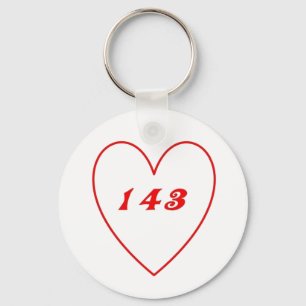 Love, I Love You Key Ring