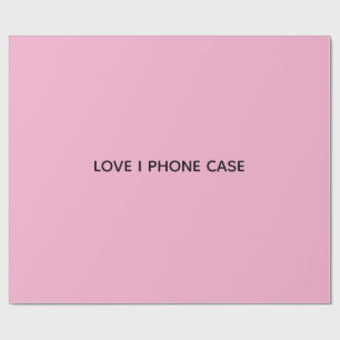 LOVE I PHONE CASE WRAPPING PAPER