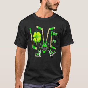 Love Ice Hockey Cute Boys Girls Goalie T-Shirt