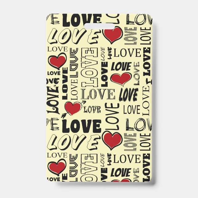 Love ID Badge (Front)