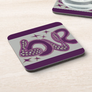 Love in 1960s style coaster