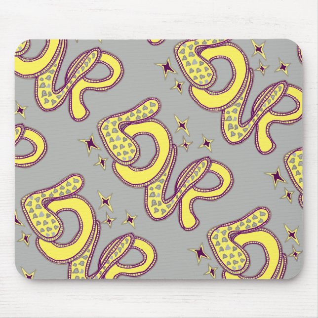 Love in 1960s style mouse pad (Front)