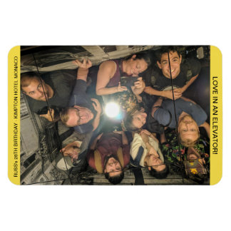 Love in an Elevator Russ's Birthday Magnet