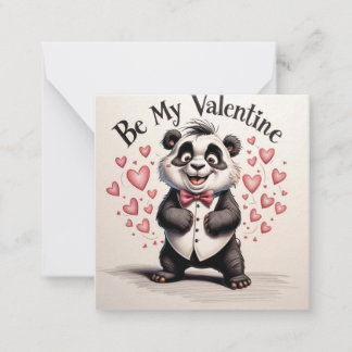 Love in black and white card