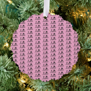 Love in Bloom: A Creative Lettering Tree Decoration Card