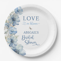 LOVE IN BLOOM BLUE FLORAL BRIDAL SHOWER