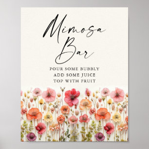 Love in Bloom Bridal Mimosa Sign