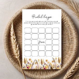 Love in Bloom Bridal Shower Bingo Game