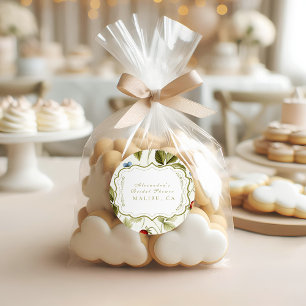 Love in Bloom Bridal Shower Classic Round Sticker