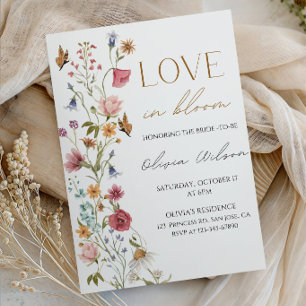 Love in Bloom Bridal Shower - Floral Bride-to-Be Invitation