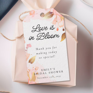 Love in Bloom Bridal Shower Gift Tags