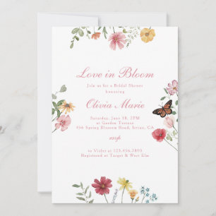 Love in Bloom Bridal Shower Invitation