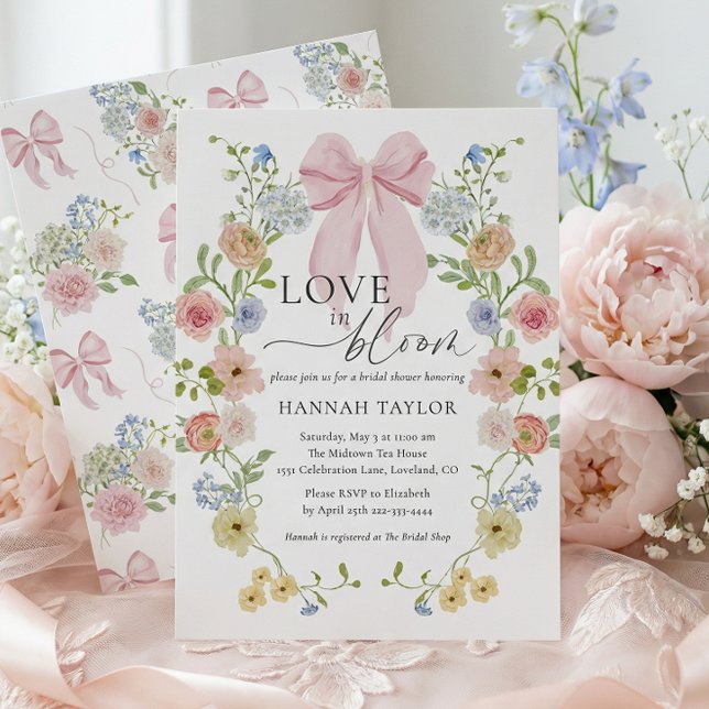 Love in Bloom Bridal Shower Invitation (Creator Uploaded)