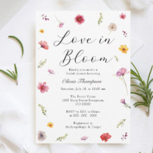 Love in Bloom Bridal Shower Invitation