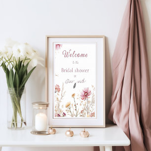 Love in bloom  Bridal shower   Poster