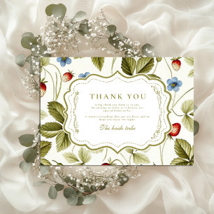 Love in Bloom Bridal Shower Thank You Card