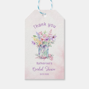 LOVE IN BLOOM BRIDAL SHOWER THANK YOU GIFT TAGS