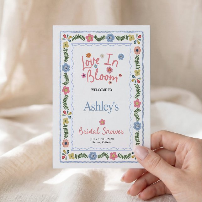 Love in Bloom Bridal Shower, Whimsical  Invitation (Creator Uploaded)