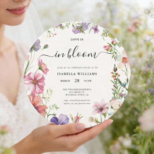 Love in Bloom Floral Bridal Shower Invitation