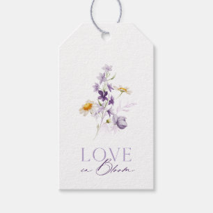 Love in Bloom Floral Thank You Gift Tag