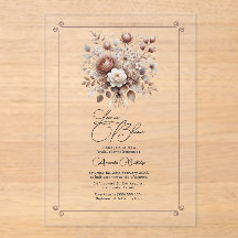 Love in Bloom Mocha Mousse Floral Bridal Shower