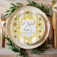 Love in bloom sunflowers bridal shower monogrammed