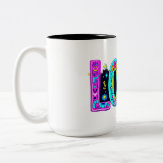Love in Bloom Two-Tone Coffee Mug