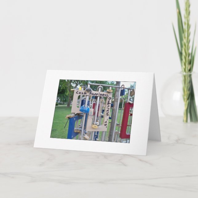 love in budapest notecard (Front)