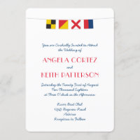 LOVE in Colourful Nautical Signal Flags