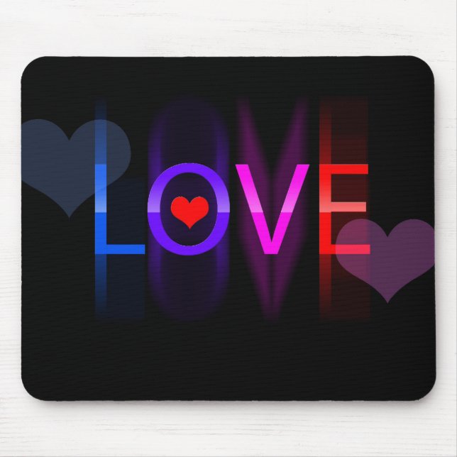 Love in colours mouse pad (Front)