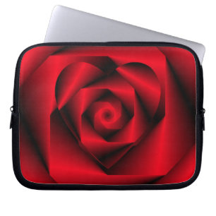 Love in Disguise - The Heart of a Rose Laptop Sleeve