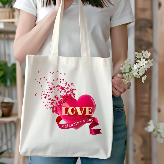 Love in Every Day: Valentine’s Day Tote Bag (Creator Uploaded)