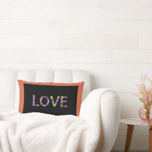 Love in Every Form Inspirational Lumbar Cushion