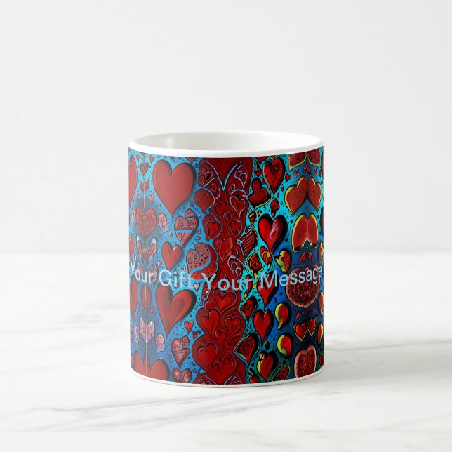 Love in Every Heartbeat Coffee Mug (Center)