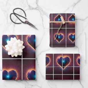 Love in Every Heartbeat Wrapping Paper Sheet