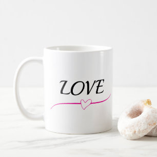 Love in Every Sip Trendy Design Coffee Mug