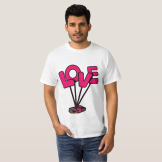 "Love in Every Stitch". love sticker t-shirt .