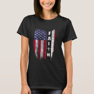 Love in Faith unisex-adult Love in Faith American  T-Shirt