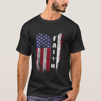 Love in Faith unisex-adult Love in Faith American  T-Shirt